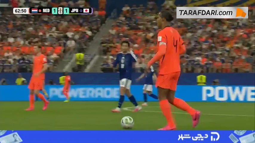 گل آرین روبنی؛ گل زیبای سامرویل به ژاپن (هلند 2-1 ژاپن)