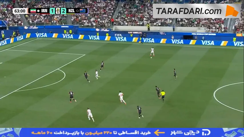 ارسال دقیق رامین رضاییان و گل محمد محبی به نیوزیلند (ایران 2-2 نیوزیلند)
