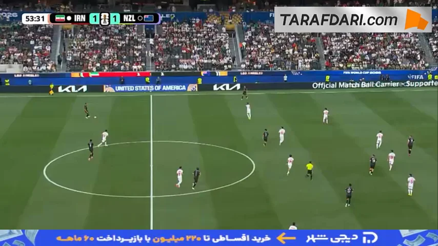 یک همکاری تیمی زیبای دیگر؛ گل دوم الیجا جاست به ایران (ایران 1-2 نیوزیلند)