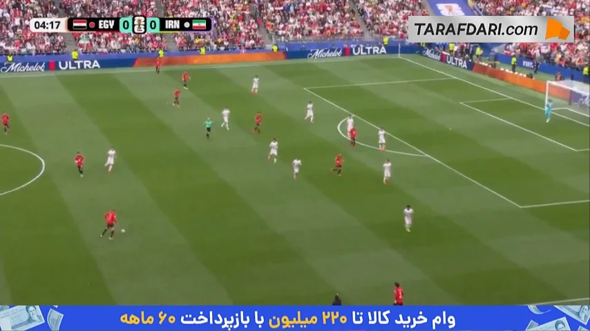گل محمود صابر به ایران روی دفع اشتباه مدافعان و دروازهبان (مصر 1-0 ایران)