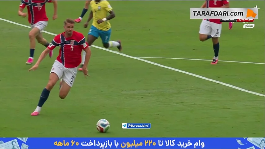 پنالتی از دست رفته گیمارش مقابل نروژ (برزیل 0-0 نروژ)