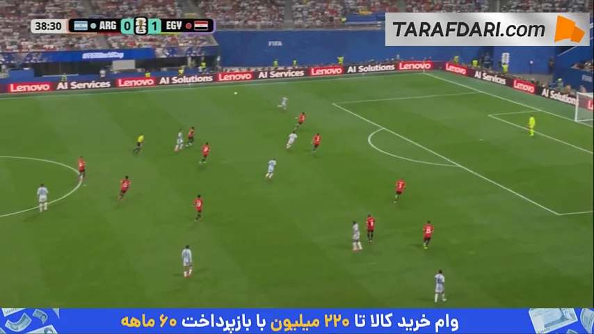 واکنش دیدنی مصطفی شبیر روی ضربه خولیان آلوارز (آرژانتین 0-1 مصر)