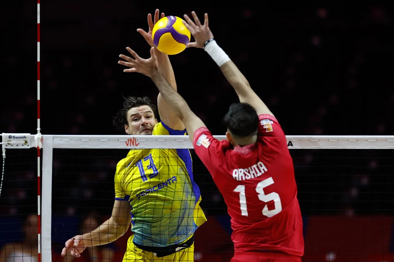 لیگ ملتهای والیبال 2026 | اوکراین 3-1 ایران؛ تاخت یوزها به مقصد نرسید؛ شکار سهم آبیوزردها شد