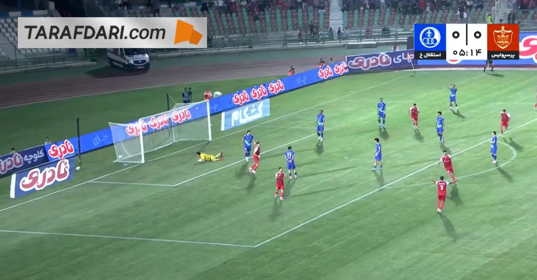 گل اول پرسپولیس به استقلال خوزستان