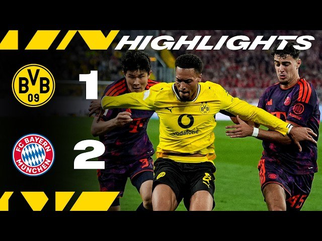 خلاصه بازی دورتموند 1-2 بایرن مونیخ (سوپرکاپ آلمان)