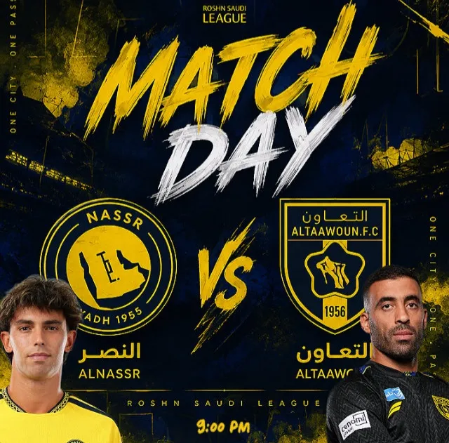 شبکههای پخش زنده بازی النصر - التعاون امشب ساعت 21:30