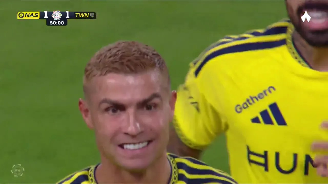 گل دوم النصر به التعاون توسط رونالدو