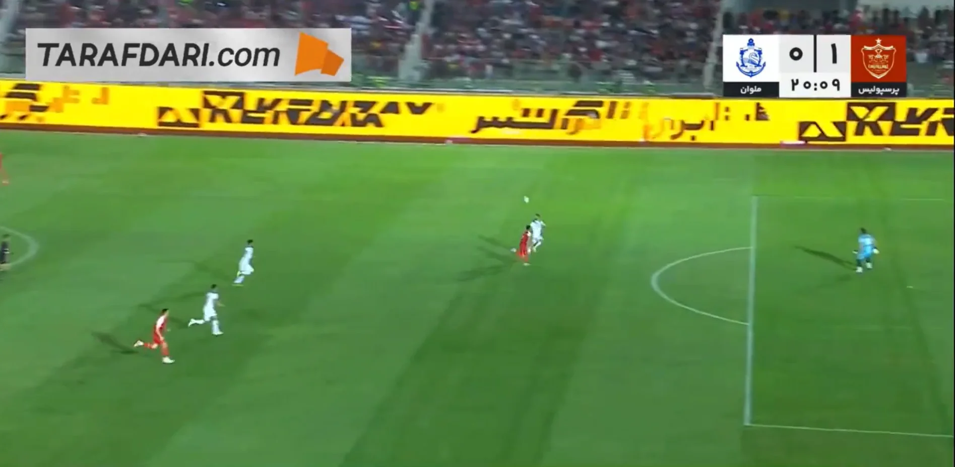 گل پرسپولیس به ملوان
