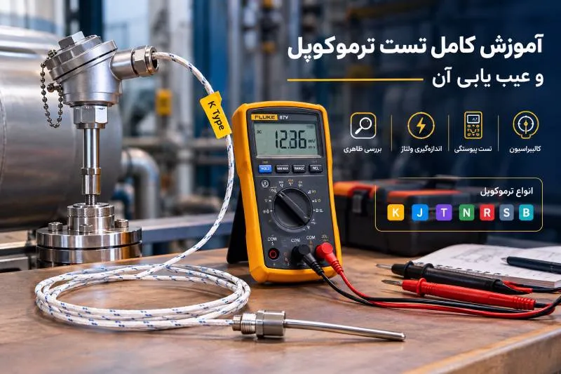 آموزش کامل تست ترموکوپل و عیب یابی آن