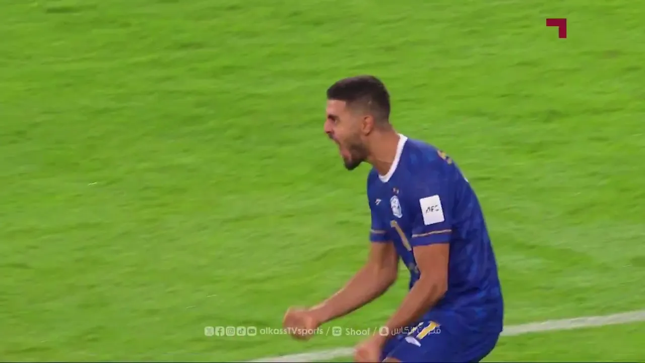 گل دوم استقلال به السد توسط سعید سحرخیزان با گزارش عربی