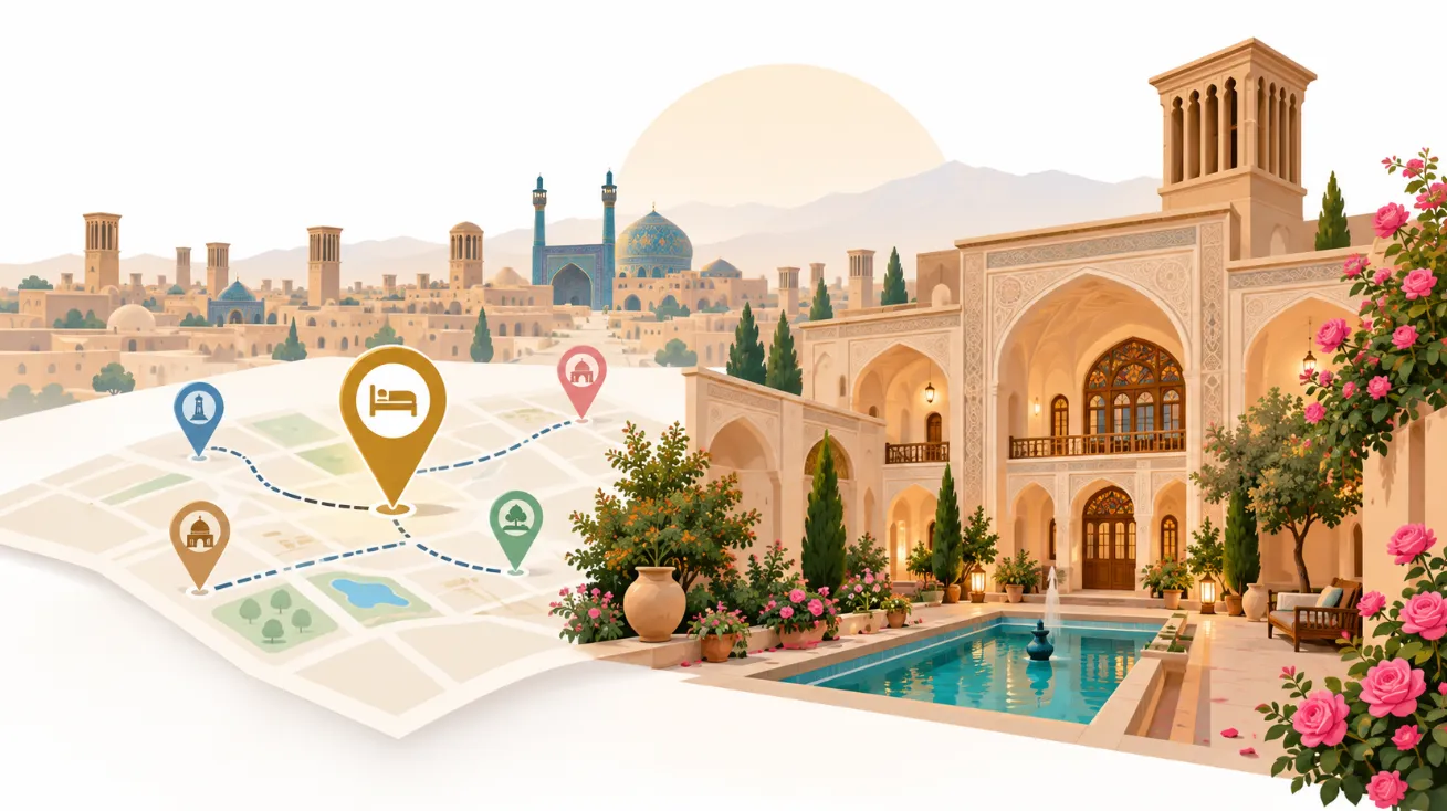 بهترین هتل کاشان از نظر موقعیت کجاست؟ راهنمای انتخاب قبل از رزرو