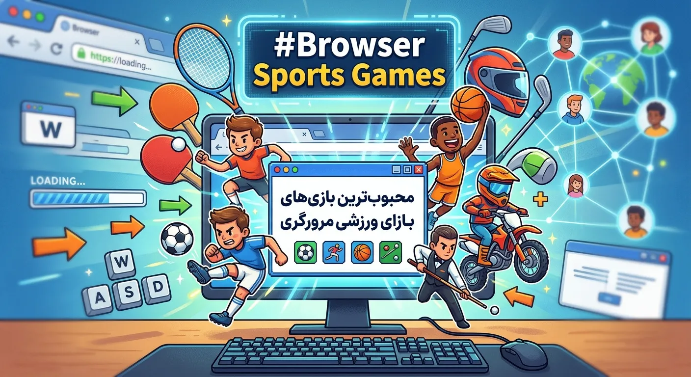 هیجان ورزش در مرورگر: راهنمای کامل بازیهای ورزشی وب