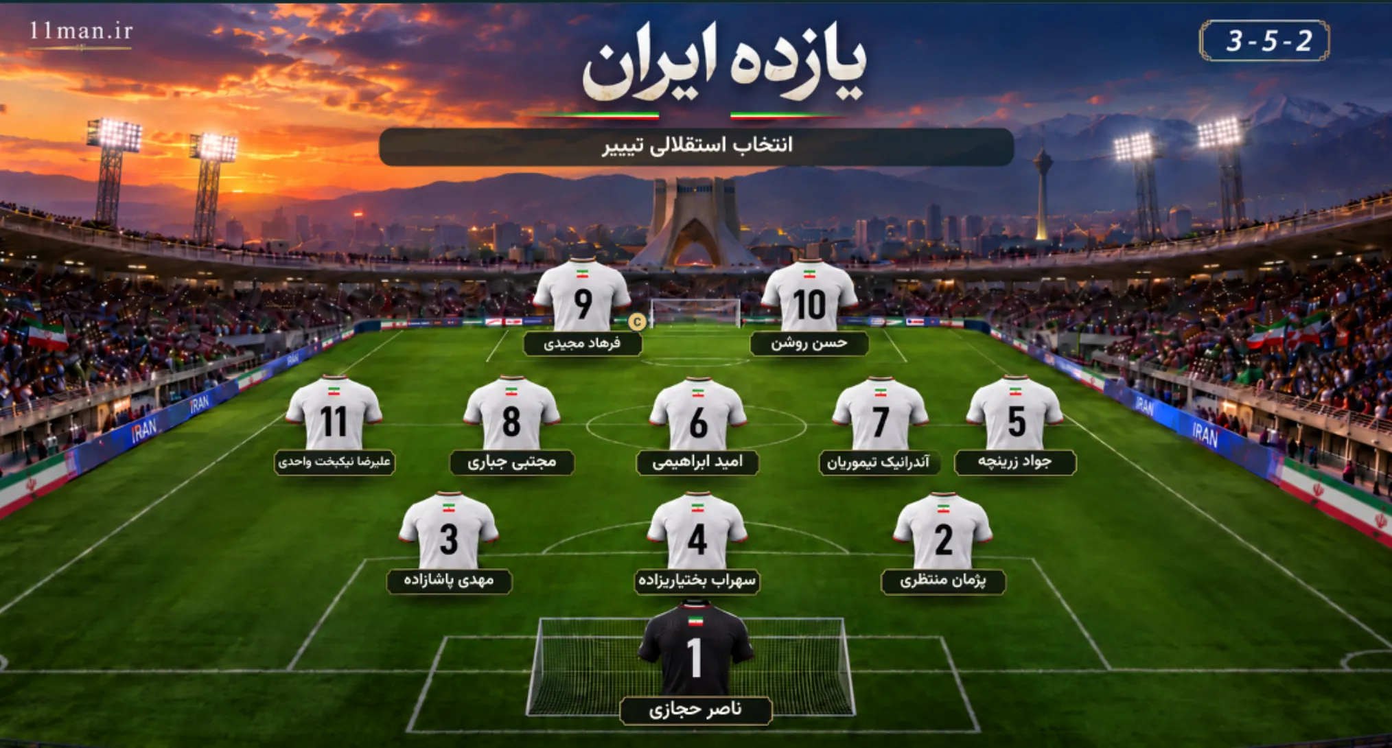 یه استقلالی تیر اینجوری تیم منتخب تاریخ میچینه