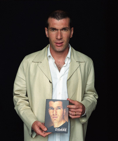 Zinedine Zidane Presenting His DVD Football Game 2002
