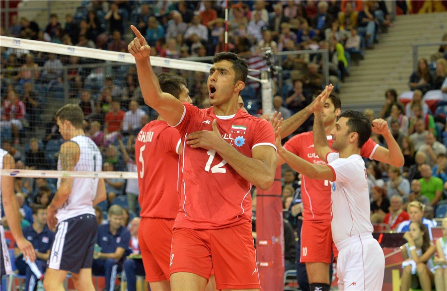 قهرمانی والیبال جهان؛ ایران 3-2 آمریکا؛ بازگشت قهرمان لیگ جهانی مانع از پیروزی ایران نشد