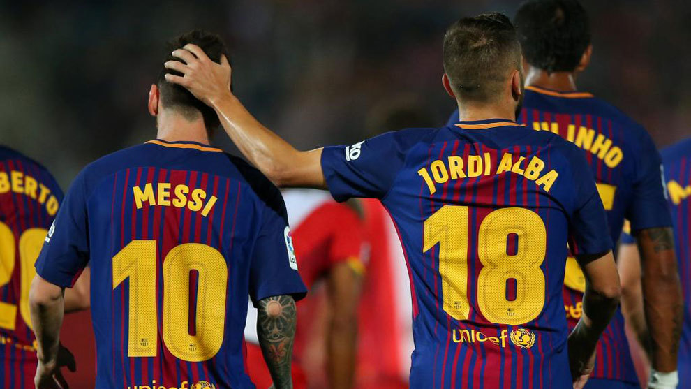 بارسلونا - لالیگا- Lionel Messi - Jordi Alba - FC Barcelona