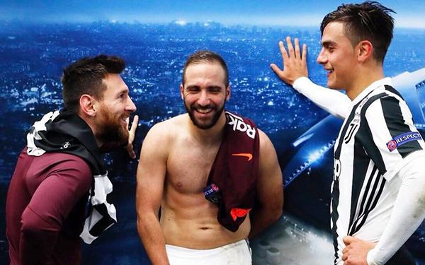 Gonzalo Higuaín - Lionel Messi - paulo Dybala - Juventus - FC Barcelona - بارسلونا - یوونتوس