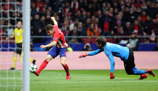 Atletico Madrid - Kevin Gameiro - اتلتیکو مادرید - آاس رم - Alison Becker - AS Roma