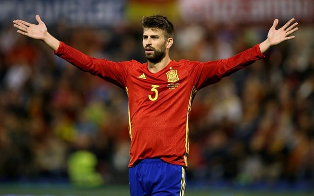 Spain -Gerard Pique - تیم ملی اسپانیا - اسپانیا - بارسلونا