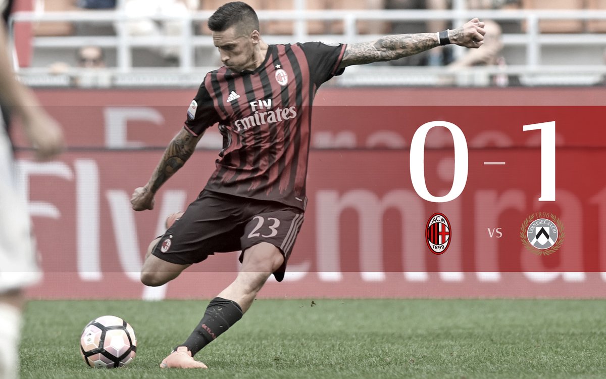 میلان 0 - 1 اودینزه؛ باخت روسونری در خانه با شاهکار بازیکنان با تجربه اش