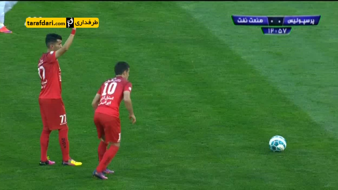 خلاصه بازی پرسپولیس 1-0 نفت آبادان