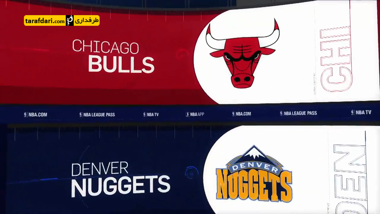 ویدیو؛ بسکتبال NBA - دنور ناگتس 110-107 شیکاگو بولز (95/9/3)
