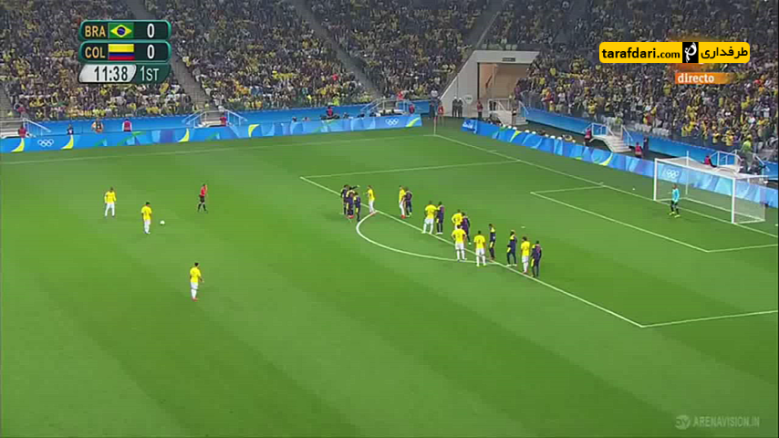 گل های بازی برزیل 2 -0 کلمبیا (المپیک ریو)