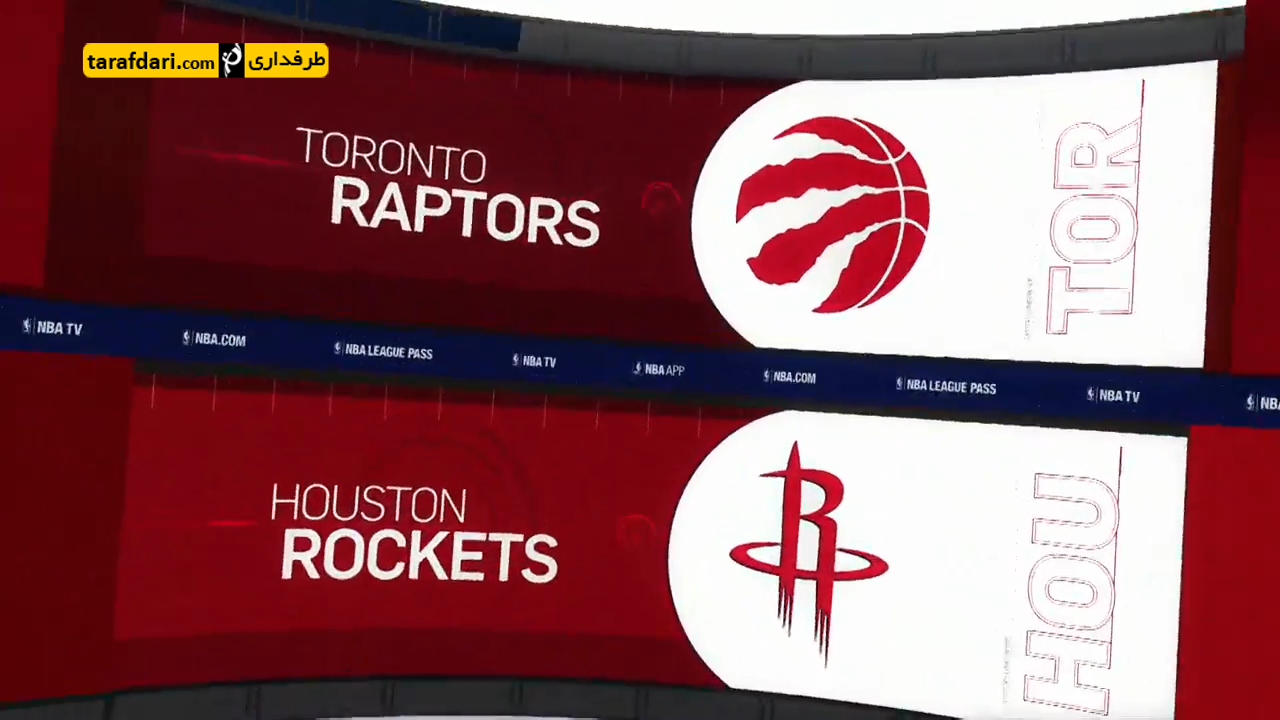 ویدیو؛ بسکتبال NBA - هیوستون راکتس 102 - 115 تورنتو رپتورز (95/9/4)