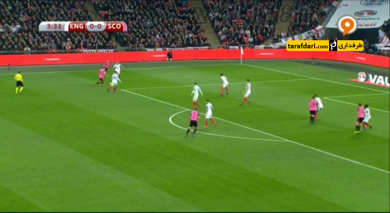 خلاصه بازی انگلیس 3-0 اسکاتلند