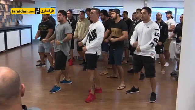 ویدیو؛ خوش حالی جالب بازیکنان تیم ملی راگبی نیوزیلند در جمع لیورپولی ها