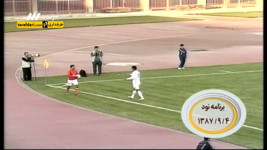 برنامه 90 - لحظات بامزه حسین کعبی در فوتبال (95/3/3)