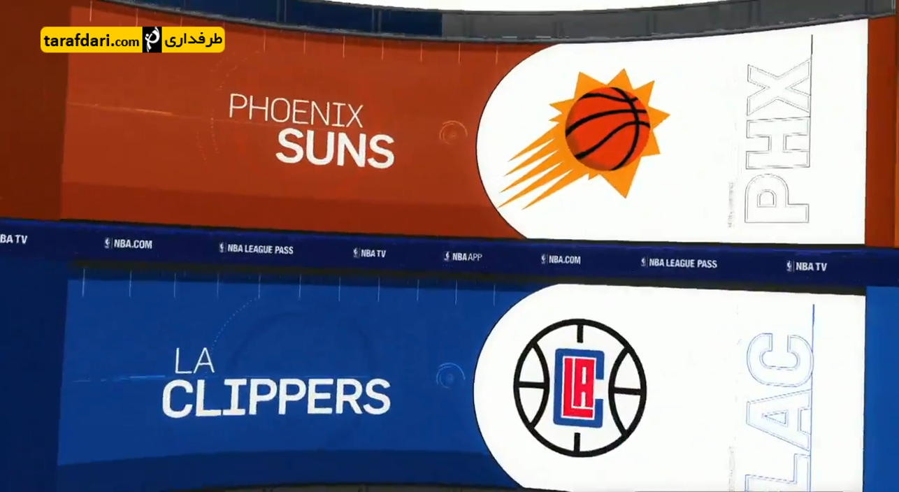 ویدیو؛ بسکتبال NBA - لس آنجلس کلیپرز 116 - 98 فینیکس سانز (95/8/11)