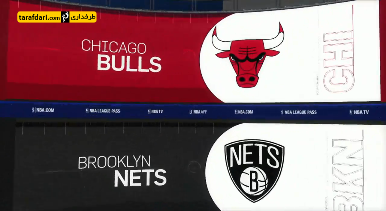 ویدیو؛ بسکتبال NBA - شیکاگو بولز 118-88 بروکلین نتس (95/8/11)