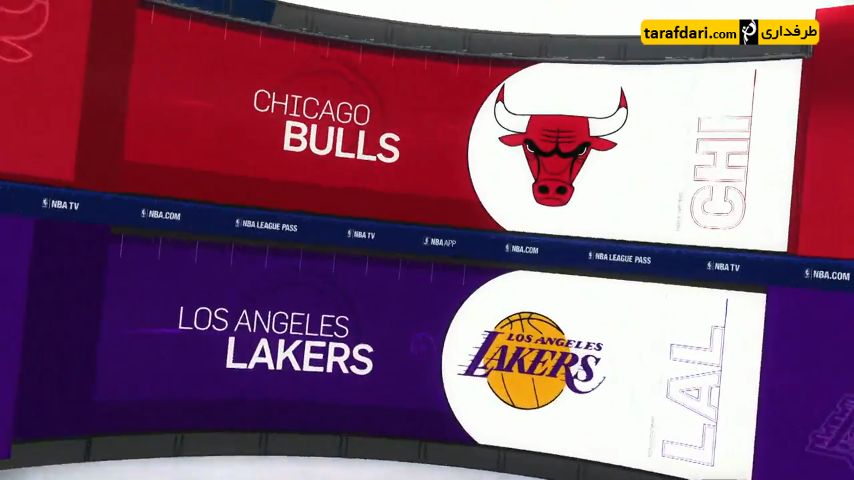 ویدیو؛ بسکتبال NBA - لس آنجلس لیکرز 110 - 118 شیکاگو بولز (95/9/1)