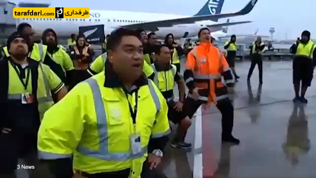 ویدیو؛ استقبال جالب از تیم ملی راگبی نیوزلند پس از قهرمانی در جام جهانی