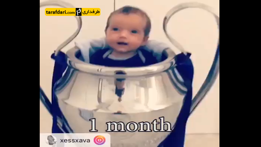 ویدیو؛ تبریک 1 سالگی فرزند اسنایدر به سبک پدر