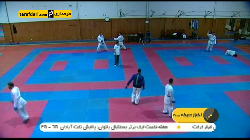 ویدیو؛ تیم ملی کاراته در راه مسابقات جهانی
