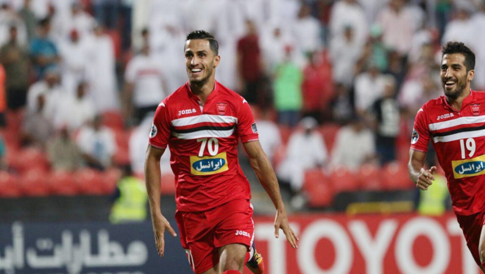 پرسپولیس-بازیکنان پرسپولیس-خوشحالی بازیکنان پرسپولیس-گلزنی پرسپولیس