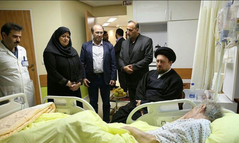 عیادت سیدحسن خمینی از منصور پورحیدری