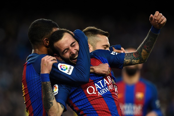 بارسلونا 5 - 0 لاس پالماس؛ پیروزی قاطع کاتالان ها