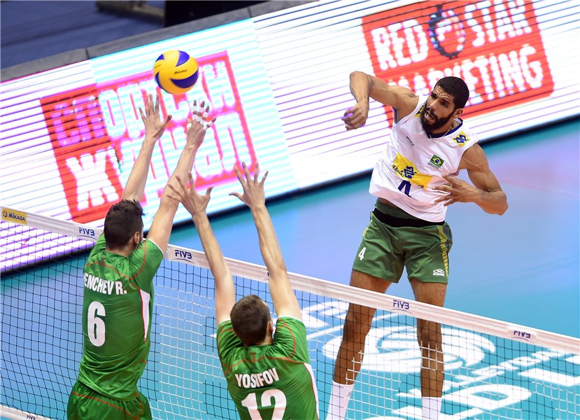 لیگ جهانی والیبال 2016؛ برزیل 3 - 0 بلغارستان