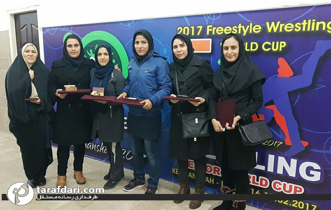 جام جهانی کشتی کرمانشاه- کشتی بانوان