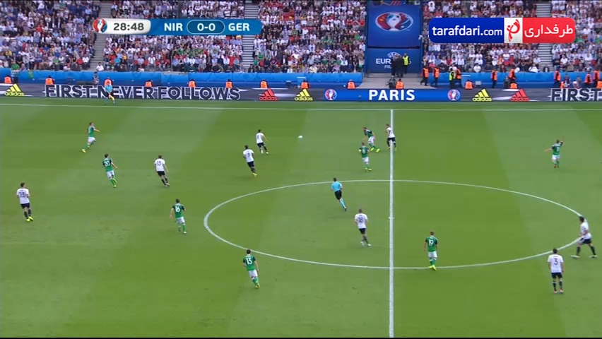 ویدیو؛ گل ماریو گومز به ایرلند شمالی (ایرلند شمالی 0-1 آلمان)
