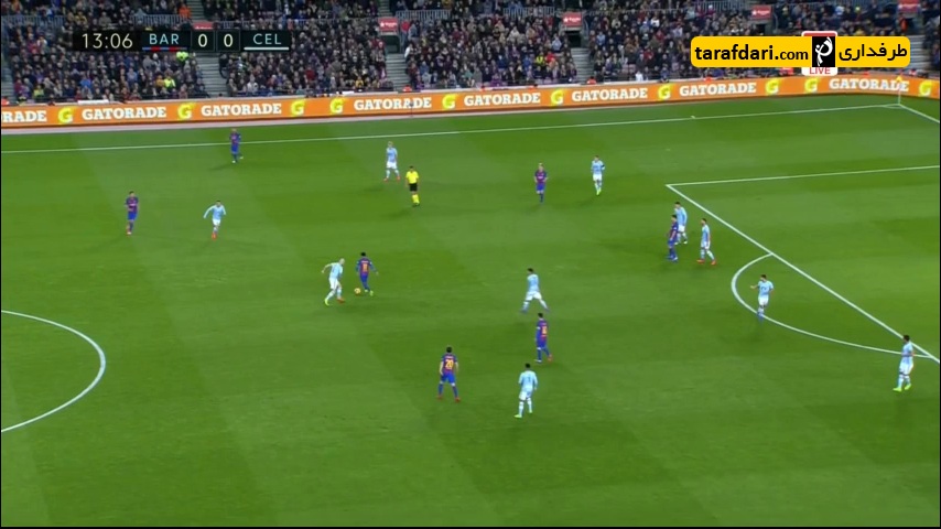 خلاصه بازی بارسلونا 5-0 سلتاویگو - لیونل مسی - نیمار