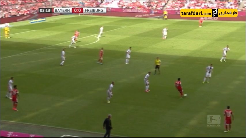 خلاصه بازی بایرن مونیخ 4-1 فرایبورگ - آرین روبن