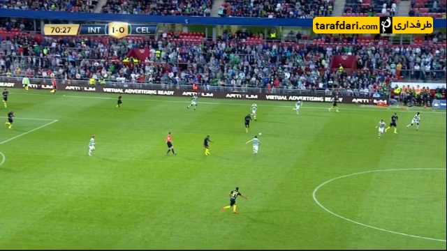 ویدیو؛ گل تماشایی آنتونیو کاندروا به سلتیک (اینتر 2-0 سلتیک)