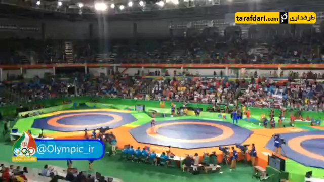 ویدیو؛ سجده شکر حسن یزدانی پس از پیروزی بر حریف روس و کسب مدال طلای المپیک در کشتی آزاد
