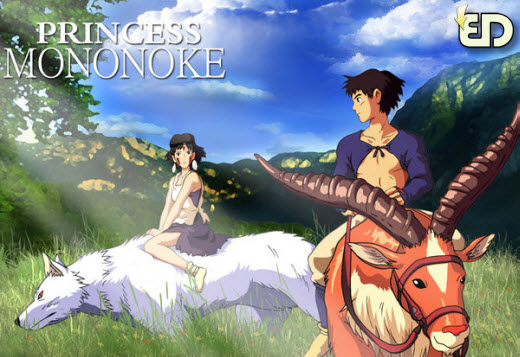 آهنگ ژاپنی زیبای Mononoke Hime + دانلود انیمه پرنسس مونونوکه
