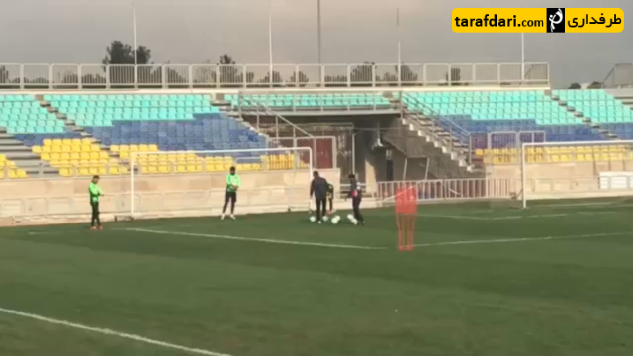 ویدیو؛ شروع تمرینات فردی علیرضا بیرانوند