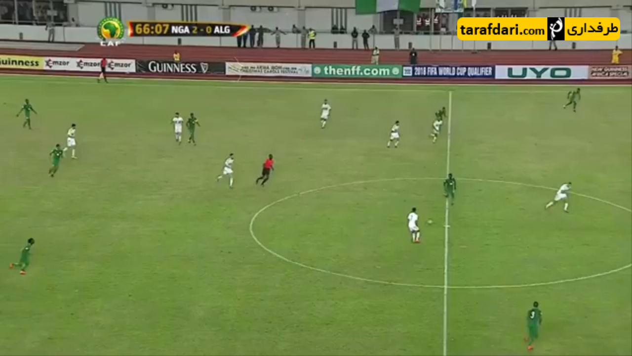 ویدیو؛ گل زیبای نبیل بن طالب برای الجزایر (نیجریه 3 -1 الجزایر)